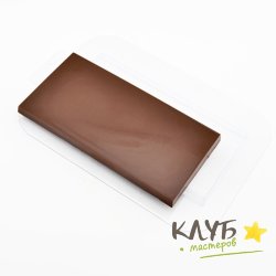 Плитка простая, форма пластиковая для шоколада