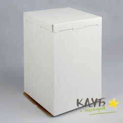 Коробка для торта (гофрокартон) 30х30х45 см