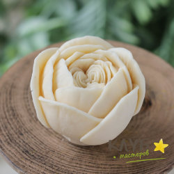Пионовидная роза Клер, форма из пищевого силикона