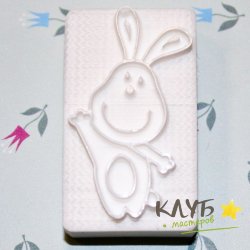 Штамп для мыла пластиковый "Кролик"