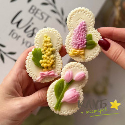 Три восьмерки, форма силиконовая