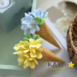 Тройник гортензии Эстер, форма силиконовая Тройник гортензии Эстер, форма силиконовая