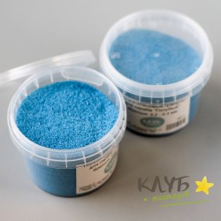 Полиэтиленовые гранулы для скраба "Голубые" (0.2 - 0.4 мм), 40 г