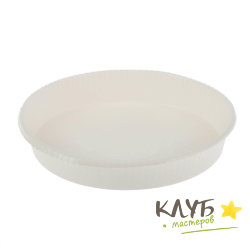 Форма для выпечки бумажная белая "Пирог" 18,5*3,5 см, набор 5 шт