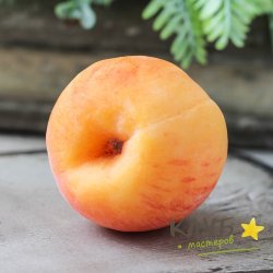 Персик большой (полное 3Д), форма силиконовая