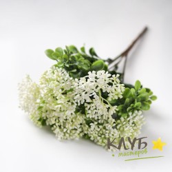 Зелень для мыльных букетов "Букет сирени с белыми соцветиями"