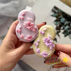 Восьмерка Райский сад х2, форма из пищевого силикона