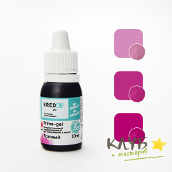 Краситель пищевой водорастворимый "Kreda Bio Prime-gel" розовый 10 мл