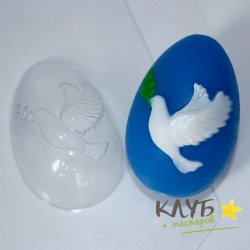 Яйцо/Голубь мира, форма пластиковая