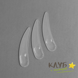 Спатула для крема прозрачная, 10 шт. 