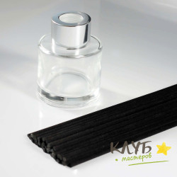Палочки фибра черные для аромадиффузора 24 см (5 шт.)