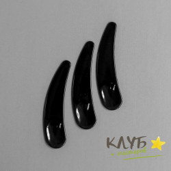 Спатула для крема черная, 10 шт.