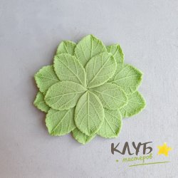 Подложка с листьями розы, форма из пищевого силикона