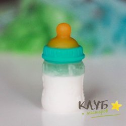 Детская бутылочка, форма из пищевого силикона