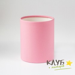 Шляпная коробка без крышки "Розовая", 10х10 см
