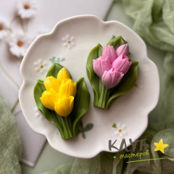 Букет тюльпанов, форма силиконовая