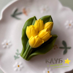 Букет тюльпанов, форма из пищевого силикона