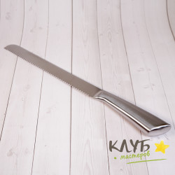 Нож для бисквита металлическая ручка, 25 см