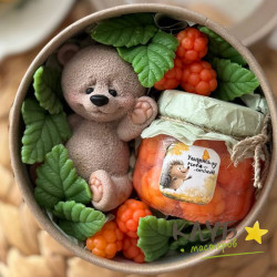 Медведь Лапыч, форма силиконовая