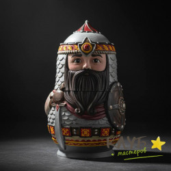 Шкатулка Богатырь, форма силиконовая