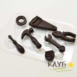 Инструменты, форма пластиковая для шоколада