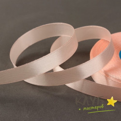 Лента атласная "Светло-розовая 12 мм", 33 м