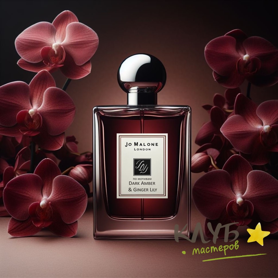 Jo Malone London — Dark amber & ginger lily (unisex) 15 мл, отдушка  косметическая купить в интернет-магазине Клуб Мастеров