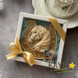 Подкова удачи 2D, форма силиконовая