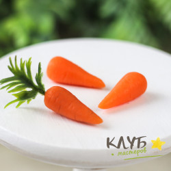 Морковка мини х3, форма силиконовая