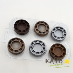 Подшипник мини, форма пластиковая для шоколада