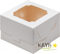 Коробка для "Бенто Торта" белая 12х12х8 см