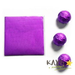 Фольга для конфет Фиолетовая матовая 100 шт.