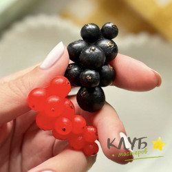 Смородина красная и черная (2 шт.), форма силиконовая