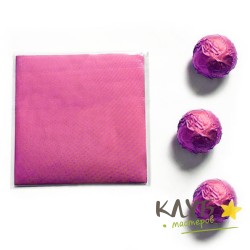 Фольга для конфет Розовая матовая 100 шт.