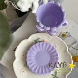 Блюдце для кружки с бантом, форма силиконовая