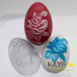 Яйцо/Роза, форма пластиковая