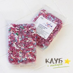 Сиреневая посыпка для бомбочек, 50 г
