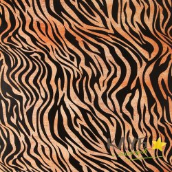Бумага упаковочная глянцевая "Тигровый принт", 70х100 см