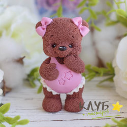 Мишка Сластена, форма силиконовая
