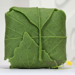 Конвертик из листьев, форма силиконовая
