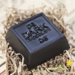 Темный шоколад, форма пластиковая