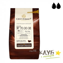 Шоколад горький "Callebaut" 70,5% 2,5 кг