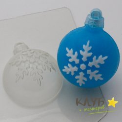 Шар/Снежинка 2, форма пластиковая