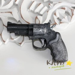 Револьвер 2D, форма силиконовая
