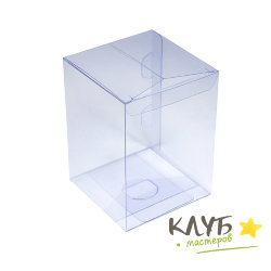 Коробка-прямоугольник пластиковая 8х8х10,5 см