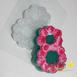 8 Марта/Розы, форма пластиковая