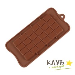 Шоколадная плитка, форма силиконовая