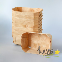 Лукошко из шпона 15,5х10х7 см (10 шт.)