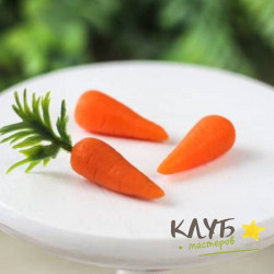 Морковка мини х3, форма из пищевого силикона