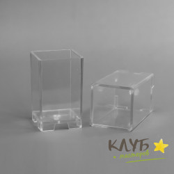 Квадрат L=5 см, h=8 см, форма пластиковая для свечей